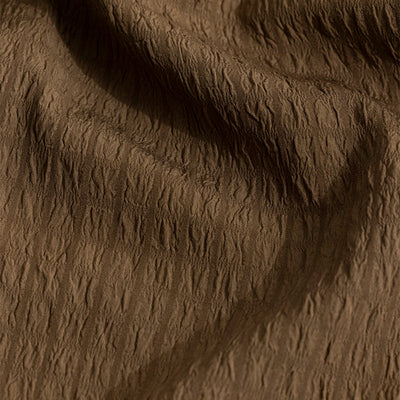 AiryCheck Brown Seer Sucker Shirt