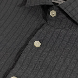 AiryCheck Ash Grey Seer Sucker Shirt