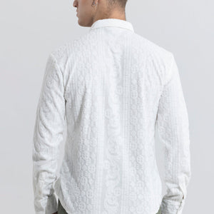 Circle Diamond White Shirt