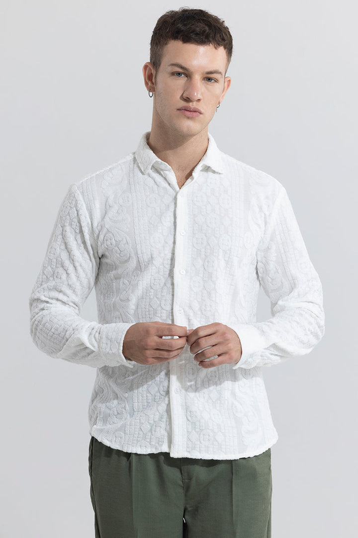 Circle Diamond White Shirt