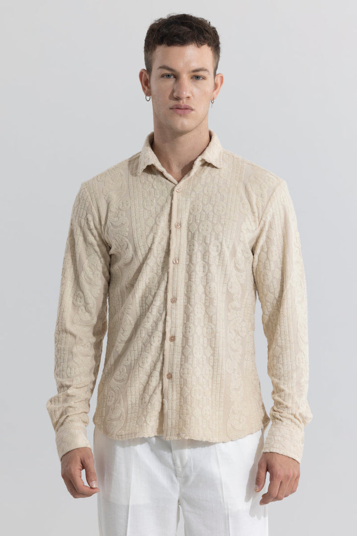 Circle Diamond Beige Shirt