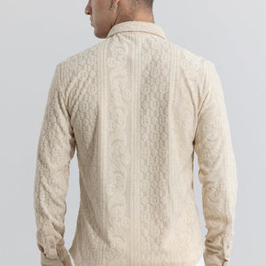 Circle Diamond Beige Shirt