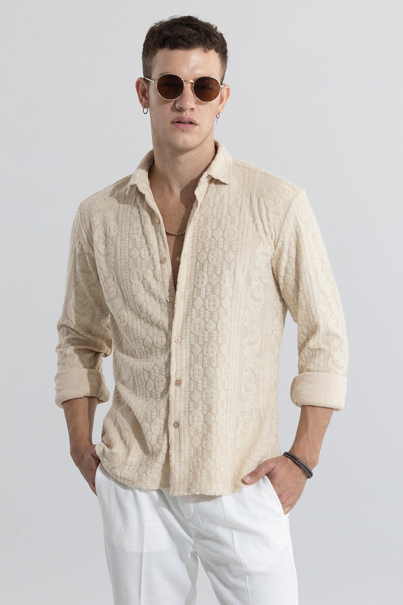 Circle Diamond Beige Shirt