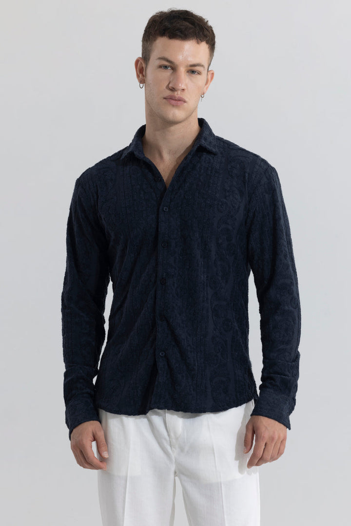 Circle Diamond Navy Shirt