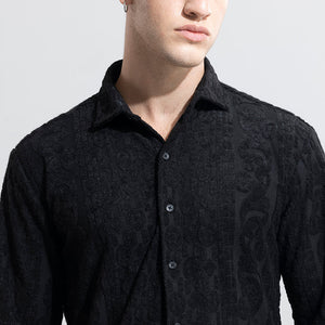 Circle Diamond Black Shirt