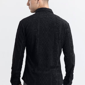 Circle Diamond Black Shirt