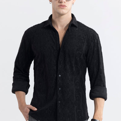 Circle Diamond Black Shirt