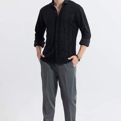 Circle Diamond Black Shirt