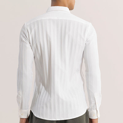 Quadbar White Shirt