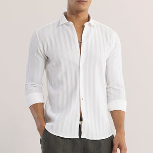 Quadbar White Shirt