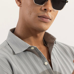 Quadbar Grey Shirt