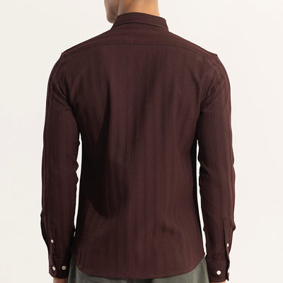 Quadbar Maroon Shirt