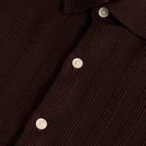 Quadbar Maroon Shirt