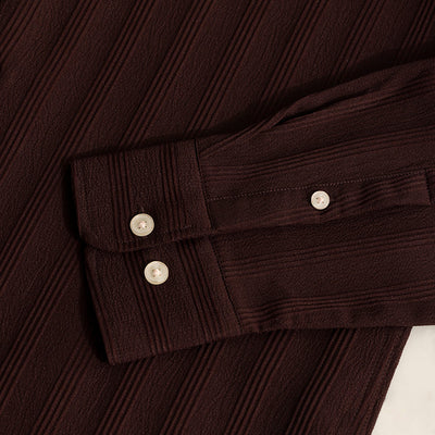 Quadbar Maroon Shirt