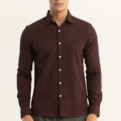 Quadbar Maroon Shirt
