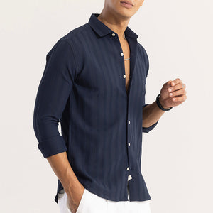 Quadbar Navy Shirt