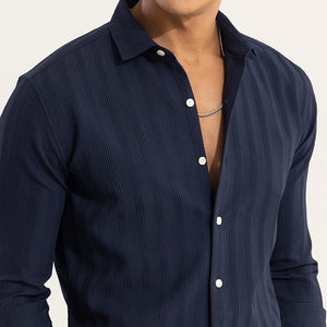 Quadbar Navy Shirt