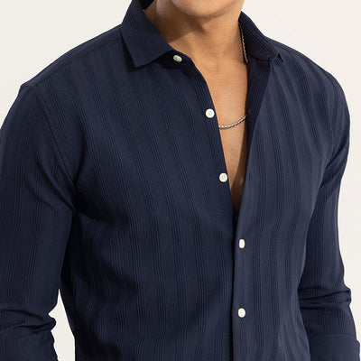 Quadbar Navy Shirt