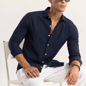 Quadbar Navy Shirt