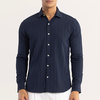 Quadbar Navy Shirt