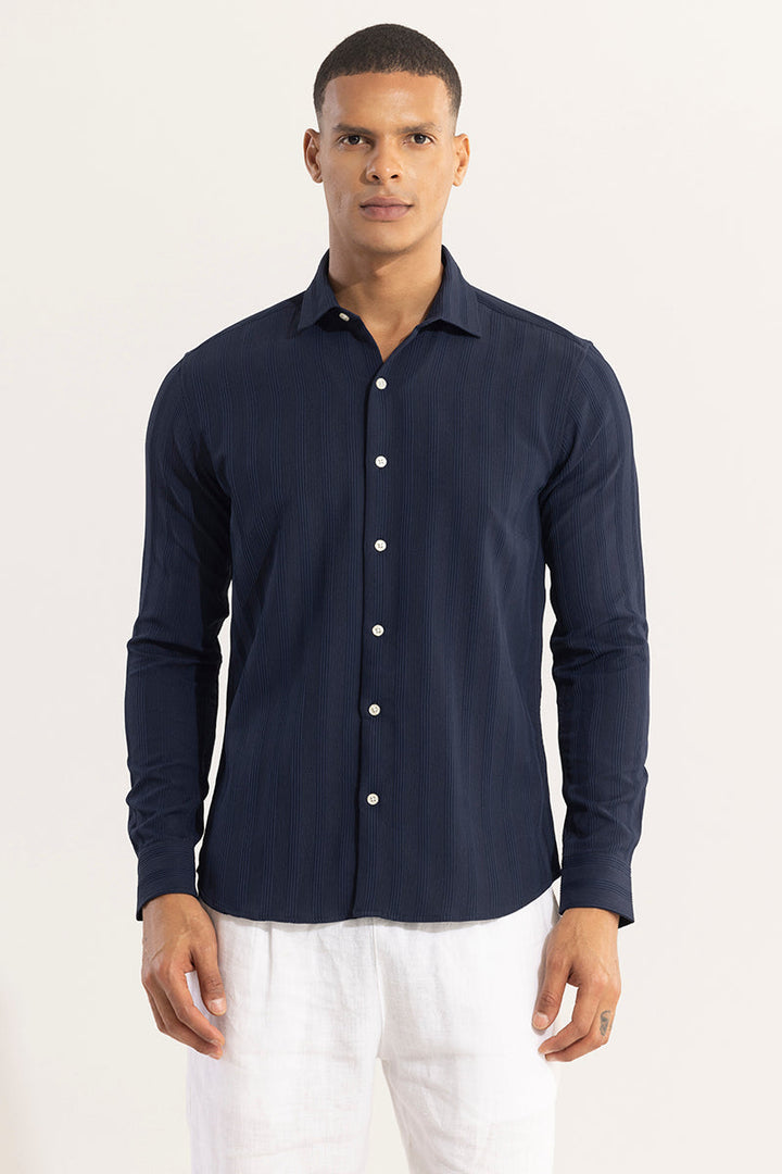 Quadbar Navy Shirt