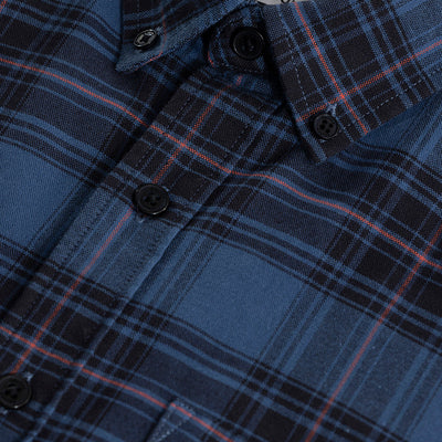 Tartan Twist Blue Checks Shirt