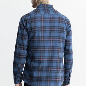 Tartan Twist Blue Checks Shirt