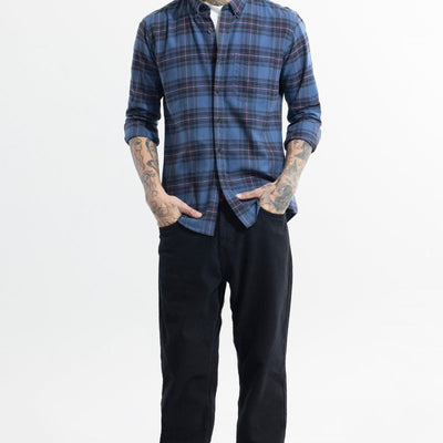 Tartan Twist Blue Checks Shirt