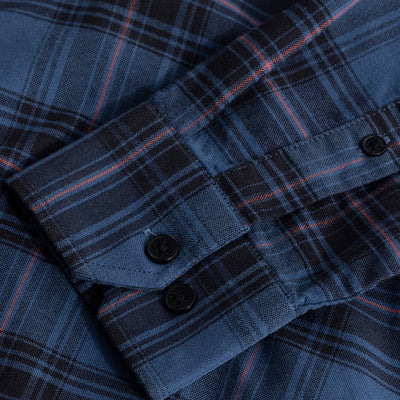 Tartan Twist Blue Checks Shirt