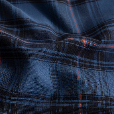 Tartan Twist Blue Checks Shirt