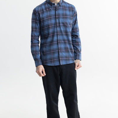 Tartan Twist Blue Checks Shirt