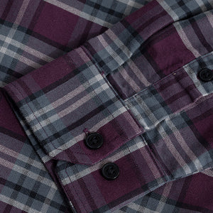 Tartan Twist Purple Checks Shirt