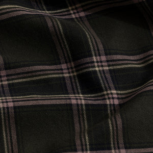 Window Twist Olive Checks Shirt