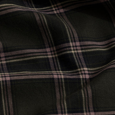 Window Twist Olive Checks Shirt