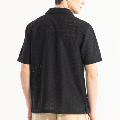 Cosmic Circle Black Hakoba Shirt