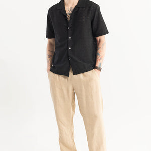 Cosmic Circle Black Hakoba Shirt