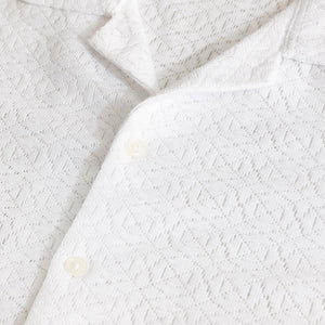 Cosmic Circle White Hakoba Shirt