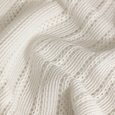 Dotted Stripe White Hakoba Shirt
