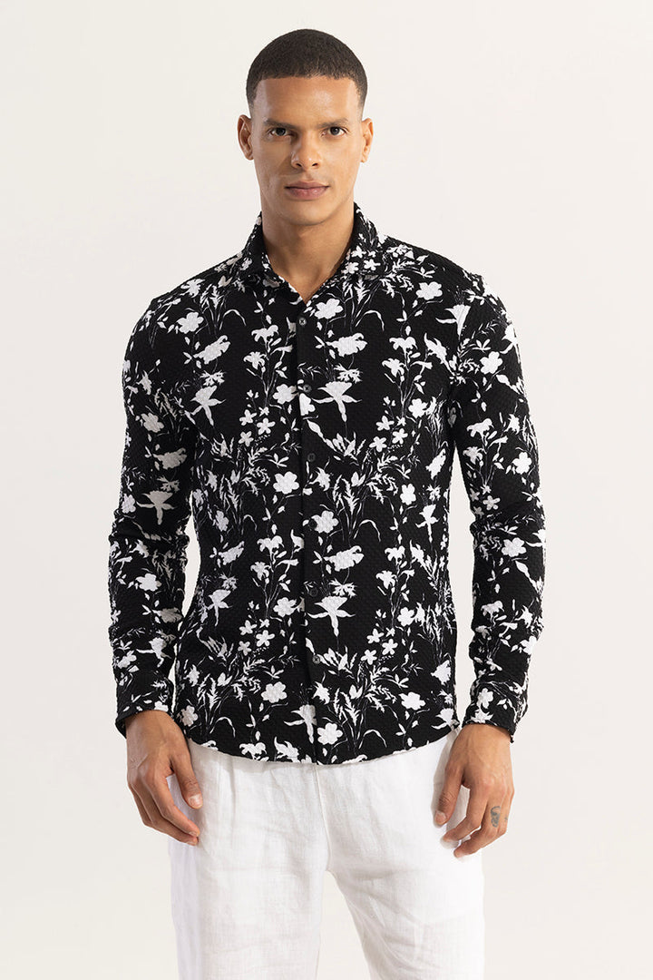 Begonia Black Shirt