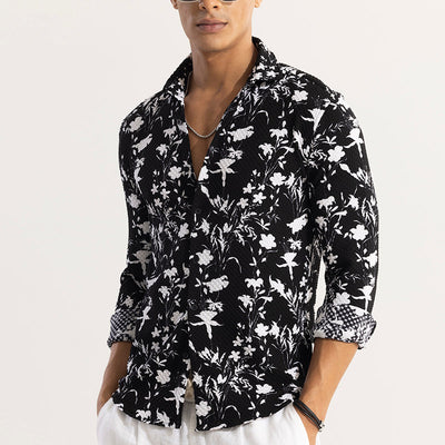 Begonia Black Shirt