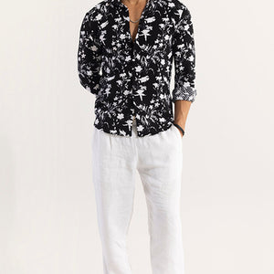 Begonia Black Shirt