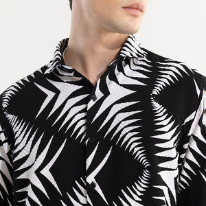 Arrow Wave Black Shirt