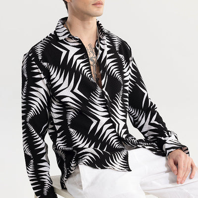 Arrow Wave Black Shirt