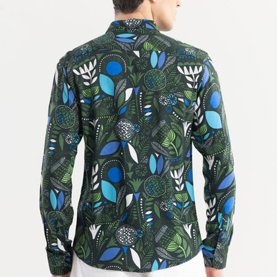 Botanical Bliss Green Shirt