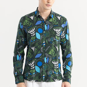 Botanical Bliss Green Shirt