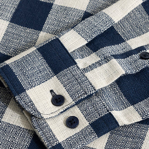 Chess Square Navy Checks Shirt
