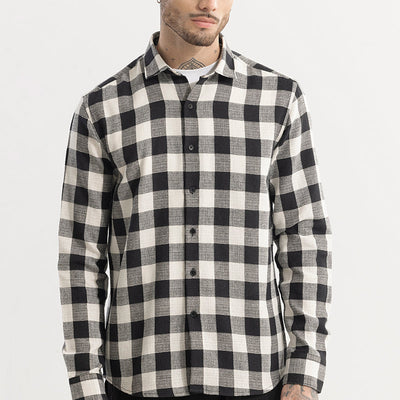 Chess Square Black Checks Shirt