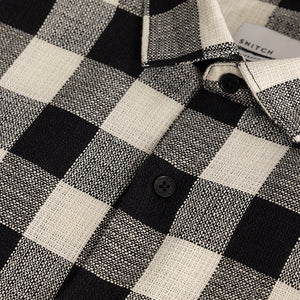 Chess Square Black Checks Shirt