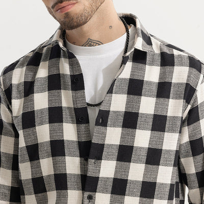 Chess Square Black Checks Shirt