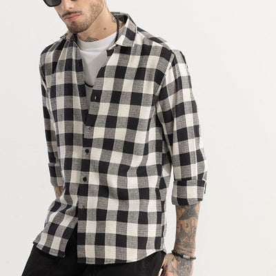 Chess Square Black Checks Shirt